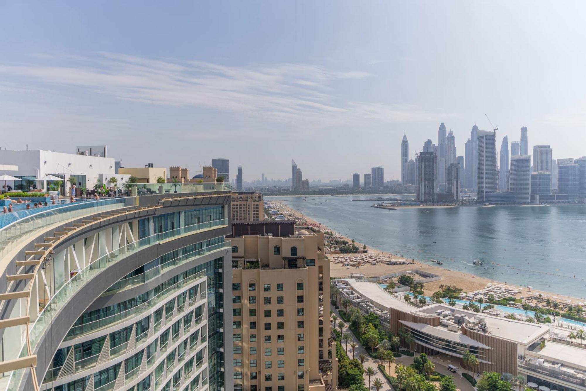 ドバイStudio With Private Beach Access At Palm Jumeirahアパートメント エクステリア 写真