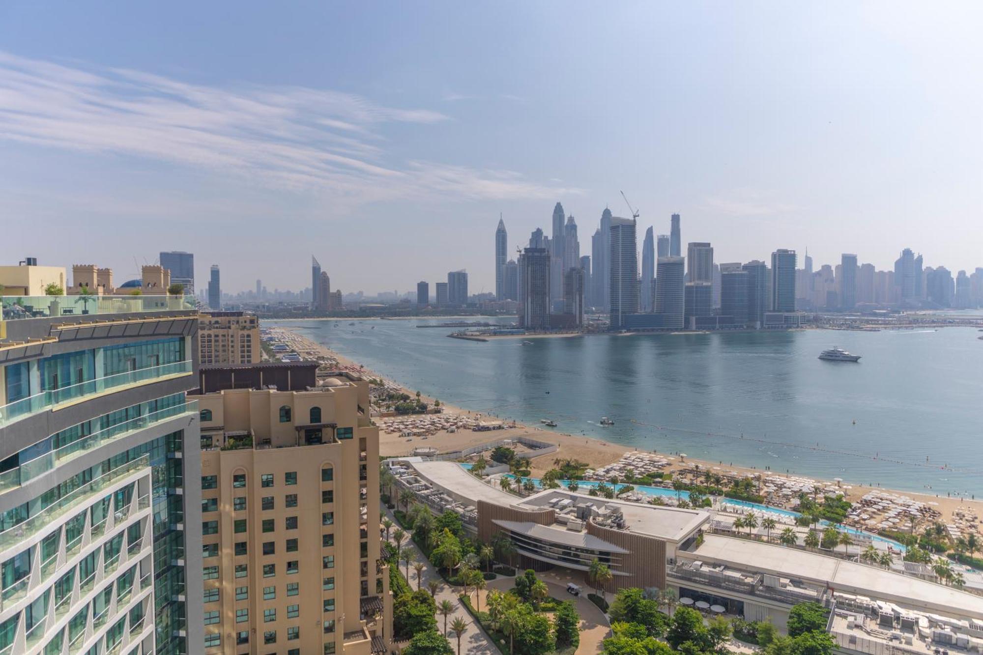 Studio With Private Beach Access At Palm Jumeirah ドバイ エクステリア 写真