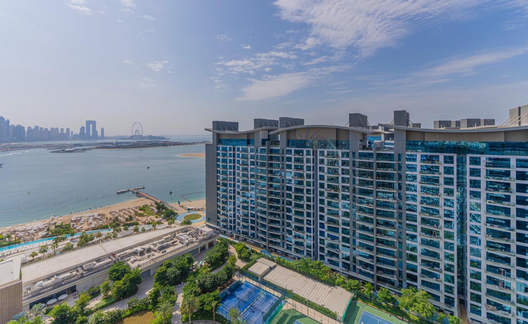 ドバイStudio With Private Beach Access At Palm Jumeirahアパートメント エクステリア 写真