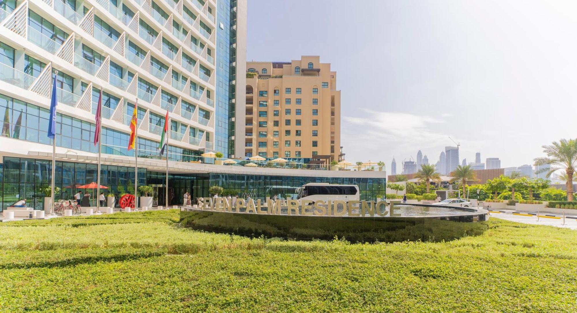 ドバイStudio With Private Beach Access At Palm Jumeirahアパートメント エクステリア 写真